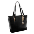 McKleinUSA 97575 SAVARNA (Black) Leather Shoulder Tote